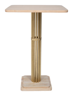 Wilou Natural Bar Table - Ornate Home