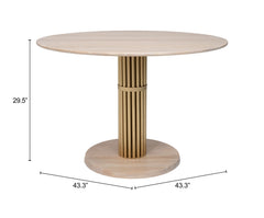 Wilou Natural Dining Table - Ornate Home