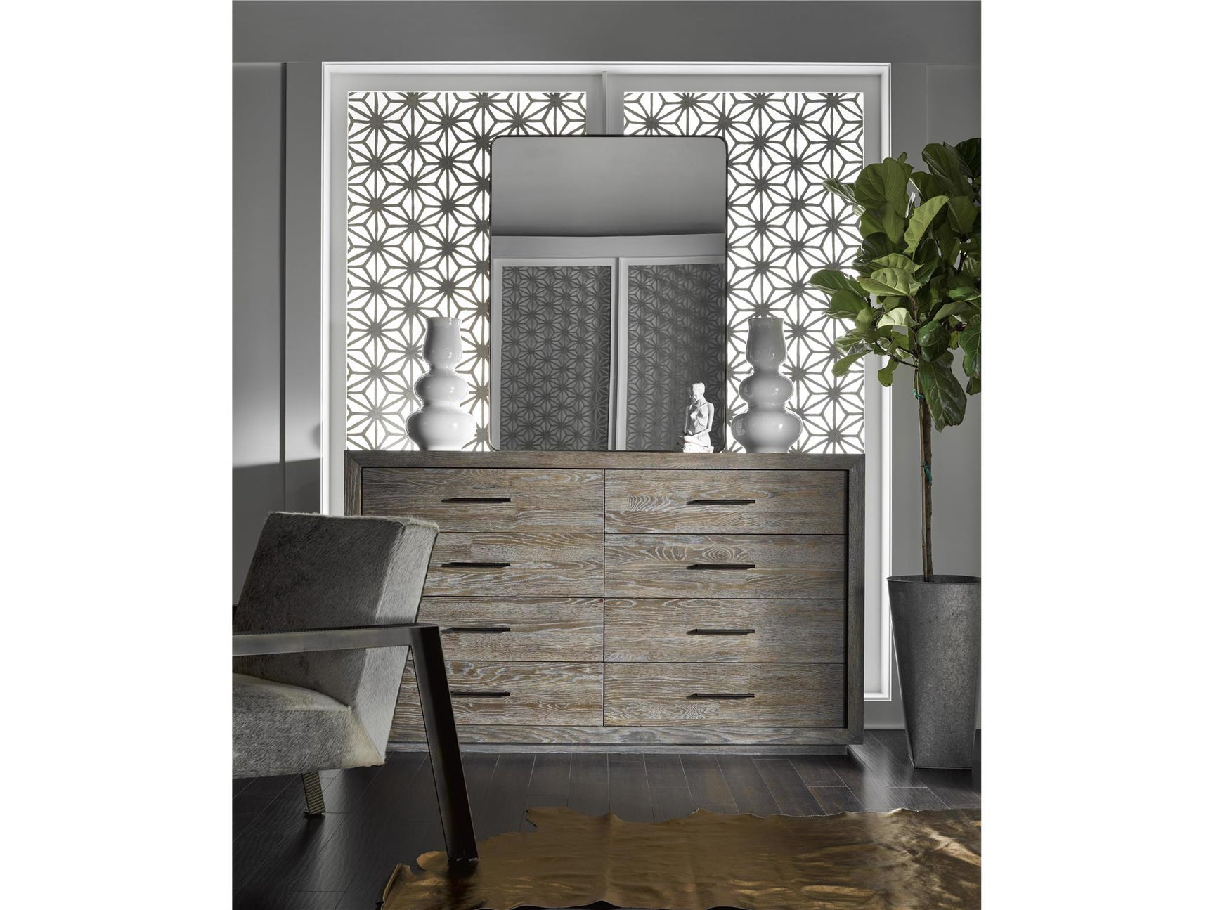 Wilshire Charcoal Dresser - Ornate Home