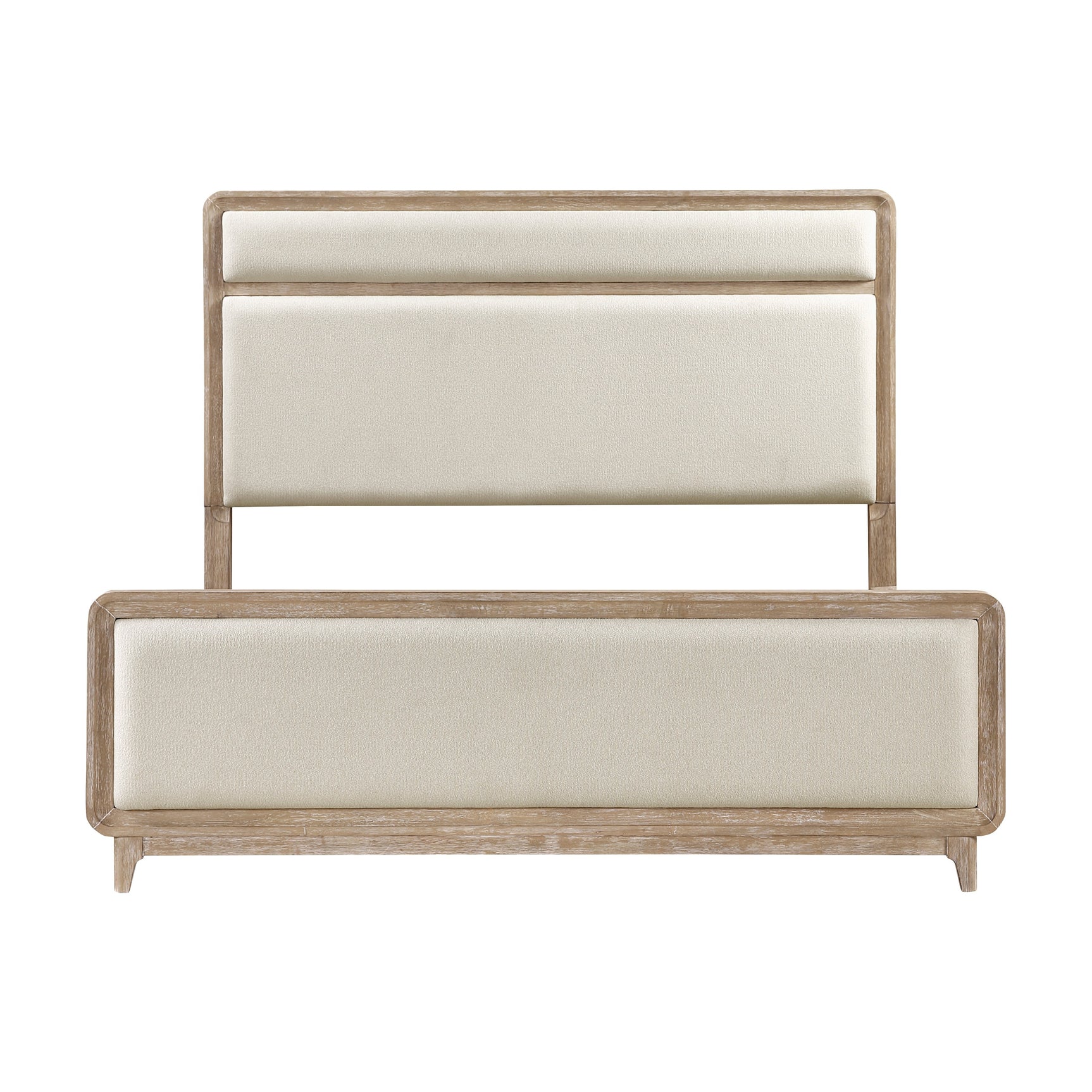Wilshire Natural/Beige 4-Piece Queen Bedroom Set - Ornate Home