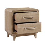 Wilshire Natural/Beige 4-Piece Queen Bedroom Set - Ornate Home
