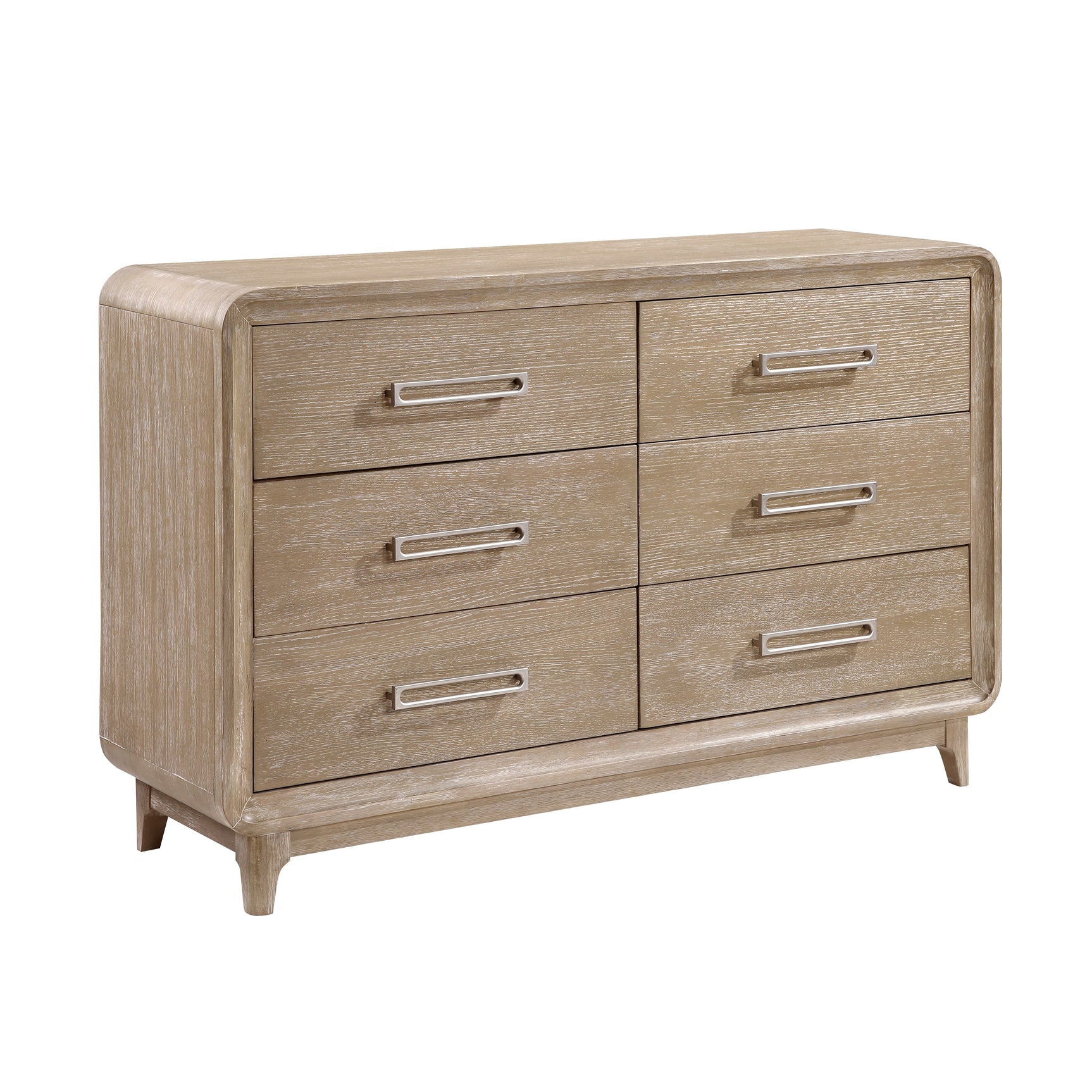 Wilshire Natural/Beige 4-Piece Queen Bedroom Set - Ornate Home