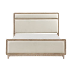 Wilshire Natural/Beige 5-Piece Queen Bedroom Set - Ornate Home