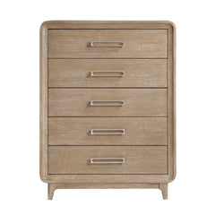 Wilshire Natural/Beige 5-Piece Queen Bedroom Set - Ornate Home