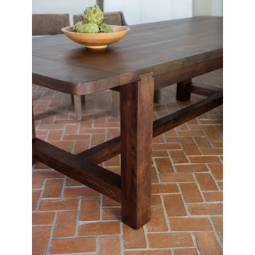 Wilson Warm Brown Small Dining Table - Ornate Home