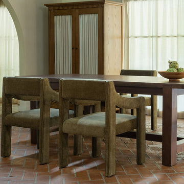 Wilson Warm Brown Small Dining Table - Ornate Home