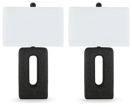 Wimmings Black Table Lamp (Set of 2) - Ornate Home