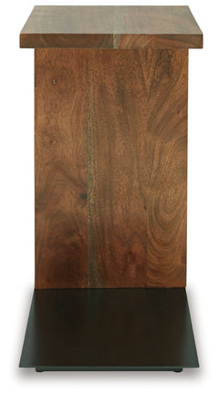 Wimshaw Brown/Black Accent Table - Ornate Home