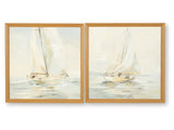 Winbrook Gray/Tan/Gold Finish Wall Art Set (Set of 2) (Online Special Price) - Ornate Home
