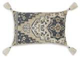Winbury Blue/Tan/White Pillow (Set of 4) (Online Special Price) - Ornate Home