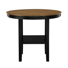 Winchester Brown/Black 5-Piece Pack Counter Height Set - Ornate Home