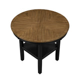 Winchester Brown/Black 5-Piece Pack Counter Height Set - Ornate Home