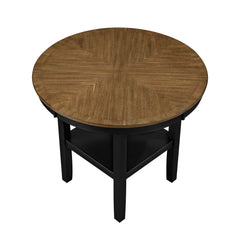 Winchester Brown/Black 5-Piece Pack Counter Height Set - Ornate Home