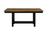 Winchester Brown/Black Dining Table - Ornate Home