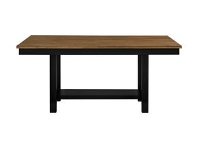 Winchester Brown/Black Dining Table - Ornate Home