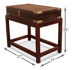 Winchester Brown Box On Stand - Ornate Home