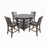Winchester Portwood 66 High/Low Dining Table w/ 4 Stool - Ornate Home