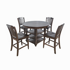 Winchester Portwood 66 High/Low Dining Table w/ 4 Stool - Ornate Home