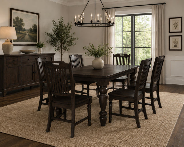 Winchester Portwood 88 Dining Table w/ 4 Chair - Ornate Home