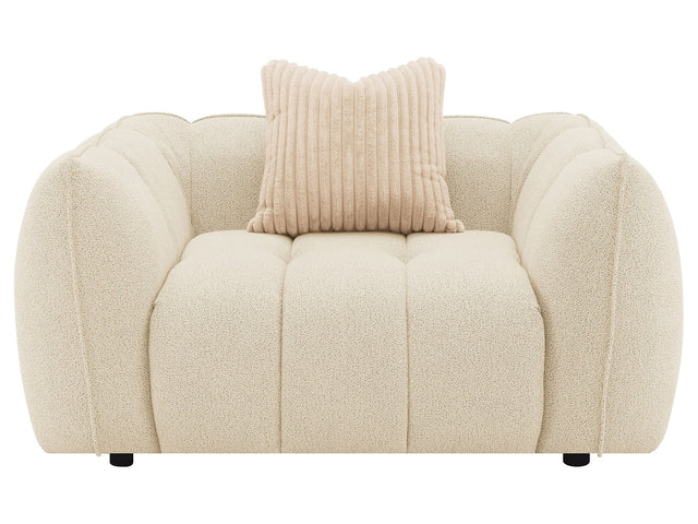 Winchester Sand Pebble Boucle Chair and a Half - Ornate Home