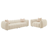 Winchester Sand Pebble Boucle Chair and a Half - Ornate Home