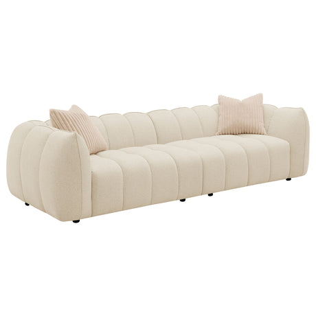 Winchester Sand Pebble Boucle Extra Long Sectional Sofa - Ornate Home