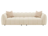 Winchester Sand Pebble Boucle Extra Long Sectional Sofa - Ornate Home