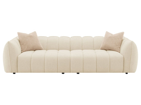 Winchester Sand Pebble Boucle Extra Long Sectional Sofa - Ornate Home