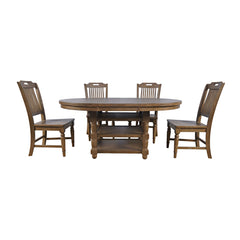 Winchester Winchester Harvest Oval Counter Dining Table w/ 4 Stools - Ornate Home