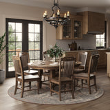 Winchester Winchester Harvest Oval Dining Dining Table w/ 6 Chairs - Ornate Home
