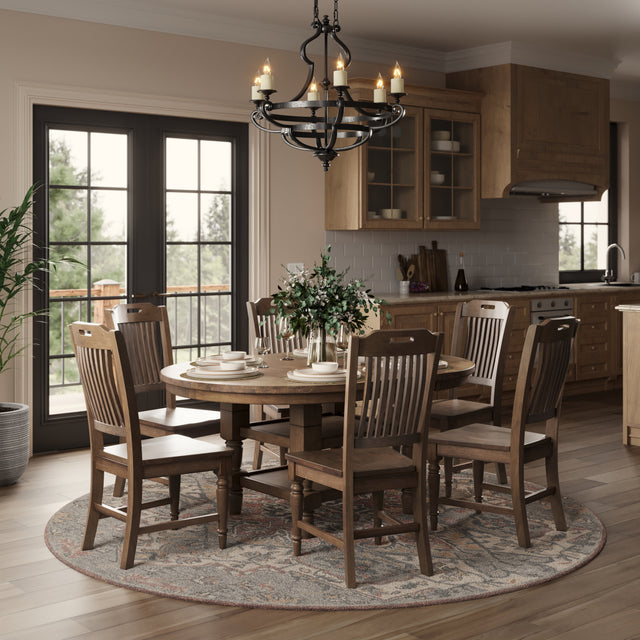 Winchester Winchester Harvest Oval Dining Dining Table w/ 6 Chairs - Ornate Home