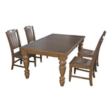 Winchester Winchester Harvest Rect Dining Table w/ 4 Chairs - Ornate Home