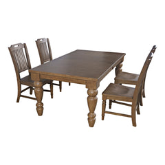 Winchester Winchester Harvest Rect Dining Table w/ 4 Chairs - Ornate Home