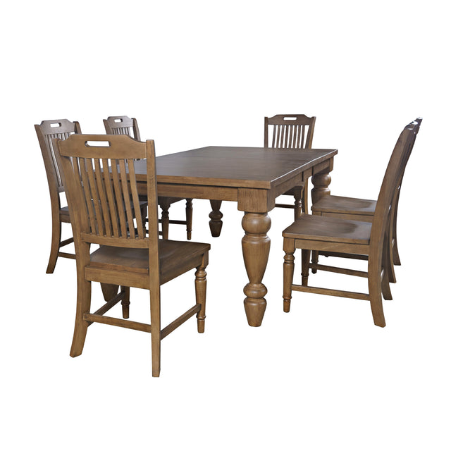 Winchester Winchester Harvest Rect Dining Table w/ 6 Chairs - Ornate Home