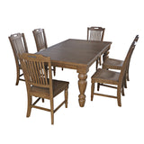 Winchester Winchester Harvest Rect Dining Table w/ 6 Chairs - Ornate Home