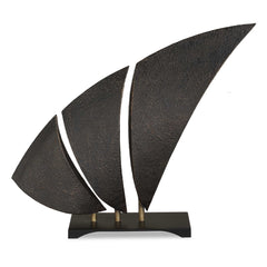 Wind Crest Dark Bronze Sculpture - Ornate Home
