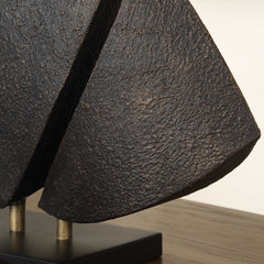 Wind Crest Dark Bronze Sculpture - Ornate Home
