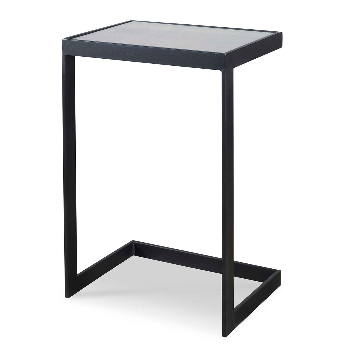 Windell Black Cantilever Accent Table - Ornate Home