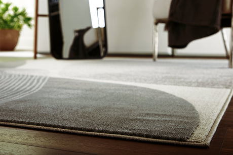 Winderburg Gray/Ivory Large Rug - Ornate Home