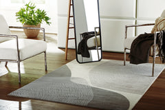 Winderburg Gray/Ivory Large Rug - Ornate Home
