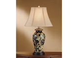 Windham Black Hand Painted Ceramic Table Lamp (Set of 2) - Ornate Home