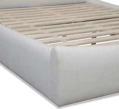Windham Whipped Honey California King Upholstered Bed - Ornate Home