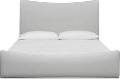 Windham Whipped Honey Queen Upholstered Bed - Ornate Home