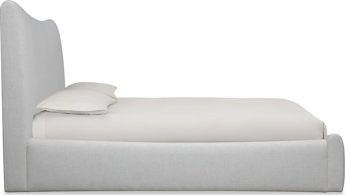 Windham Whipped Honey Queen Upholstered Bed - Ornate Home