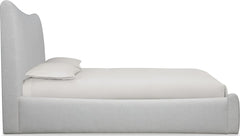 Windham Whipped Honey Queen Upholstered Bed - Ornate Home