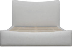 Windham Whipped Honey Queen Upholstered Bed - Ornate Home