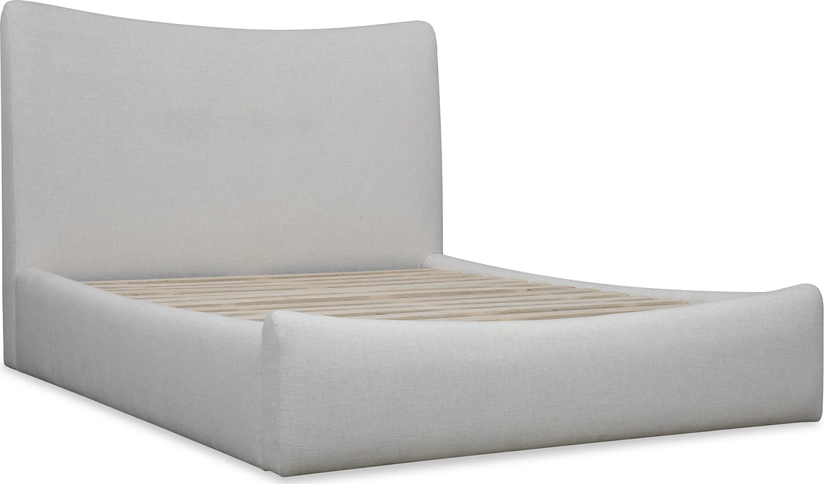 Windham Whipped Honey Queen Upholstered Bed - Ornate Home
