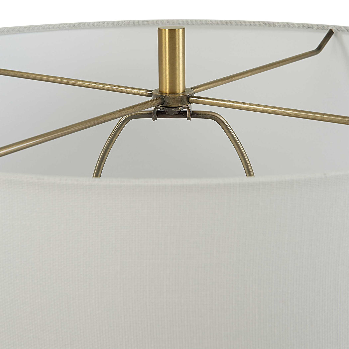 Window Pane White Table Lamp - Ornate Home