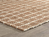 Windowpane Natural/Ivory 8'x8' Rug