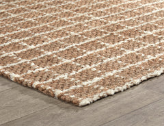 Windowpane Natural/Ivory 8'x8' Rug - Ornate Home